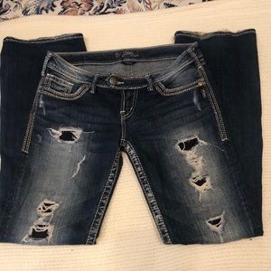 Women’s size 29/33 Silver Tuesday Flap Jeans